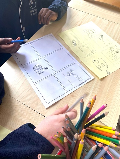 Création d'une planche de BD