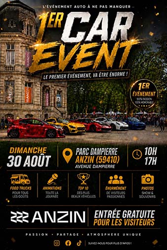 Exposition de voitures